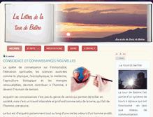 Tablet Screenshot of lettresdebatere.fr